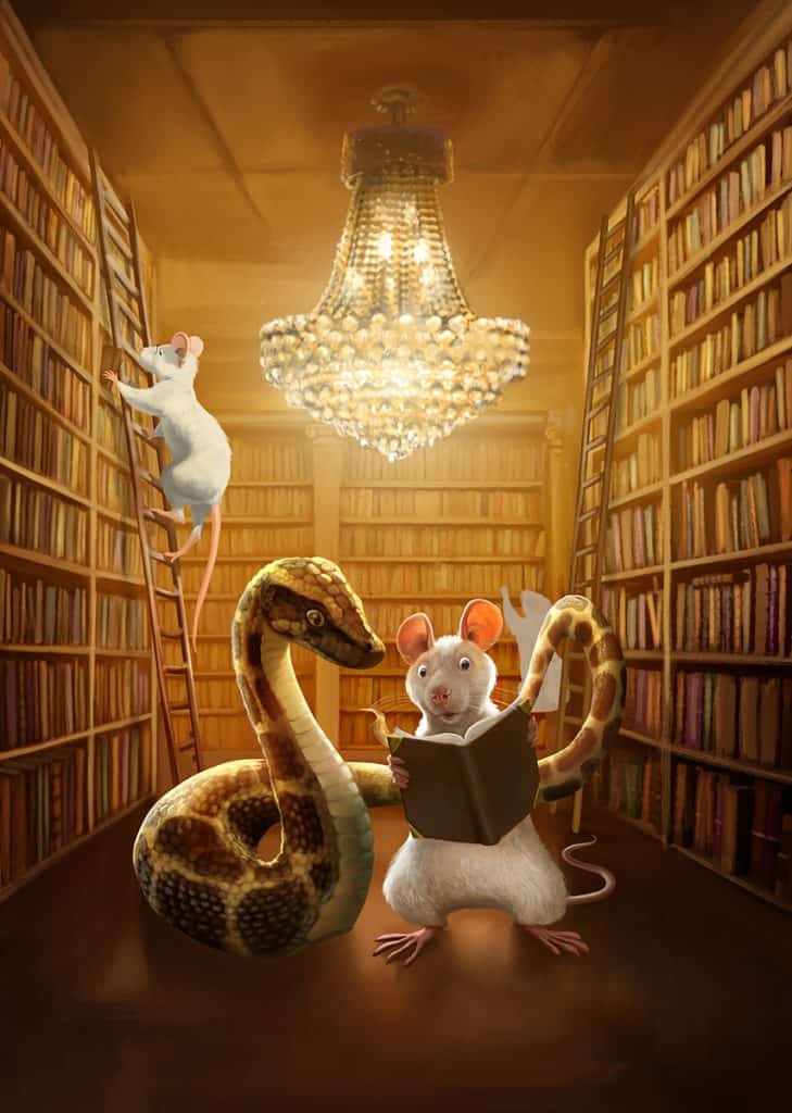 ReportLab Book Cover Story - Mouse Vs Python