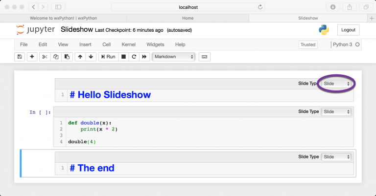 Creating Presentations with Jupyter Notebook - Mouse Vs Python