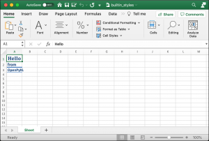 Styling Excel Cells with OpenPyXL and Python - Mouse Vs Python