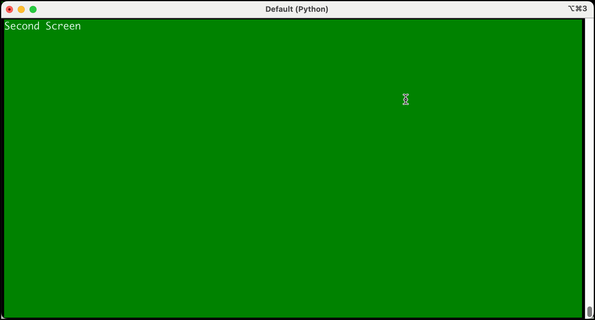Textual - Switching Screens in Your Terminal - Mouse Vs Python
