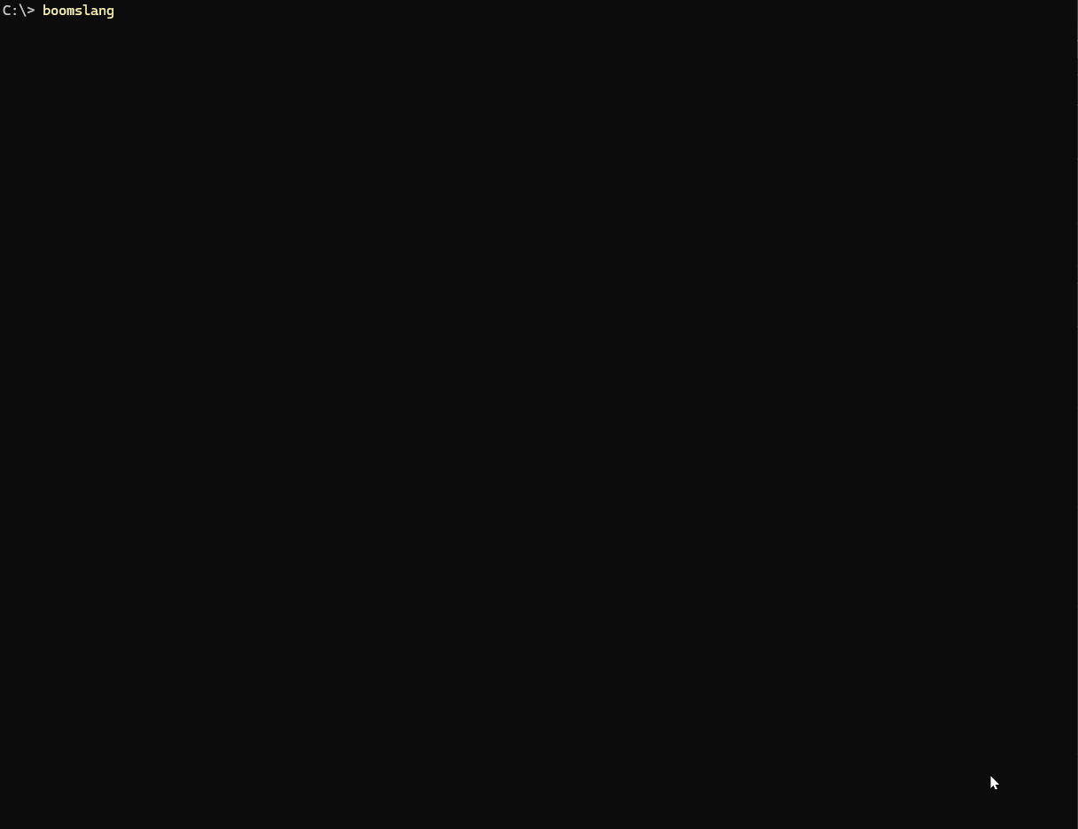 BoomslangXML TUI Demo