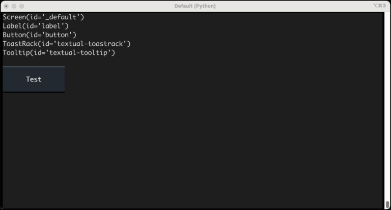 python 101: reading toml with python - mouse vs python... Textual - An Intro to DOM Queries (Part I) - Mouse Vs Python